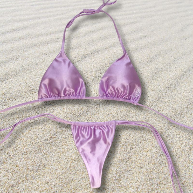 Lilac Purple Paradise Summer Bikini Set