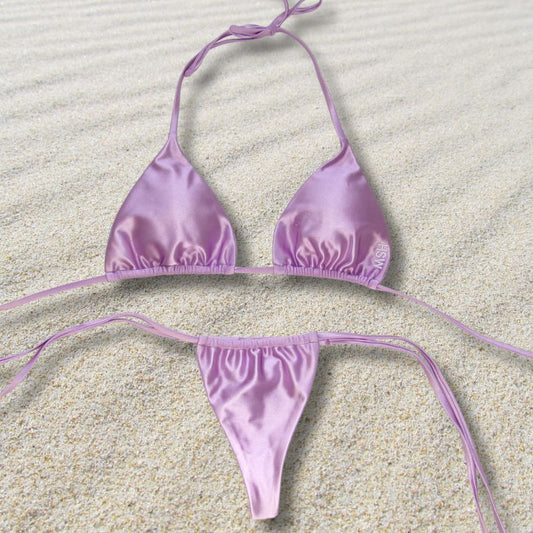 Lilac Purple Paradise Summer Bikini Set