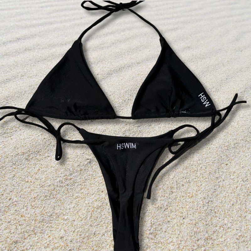 Black Sun-Kissed Bikini Set