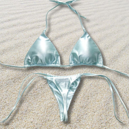 Icy Blue Summer Bikini Set